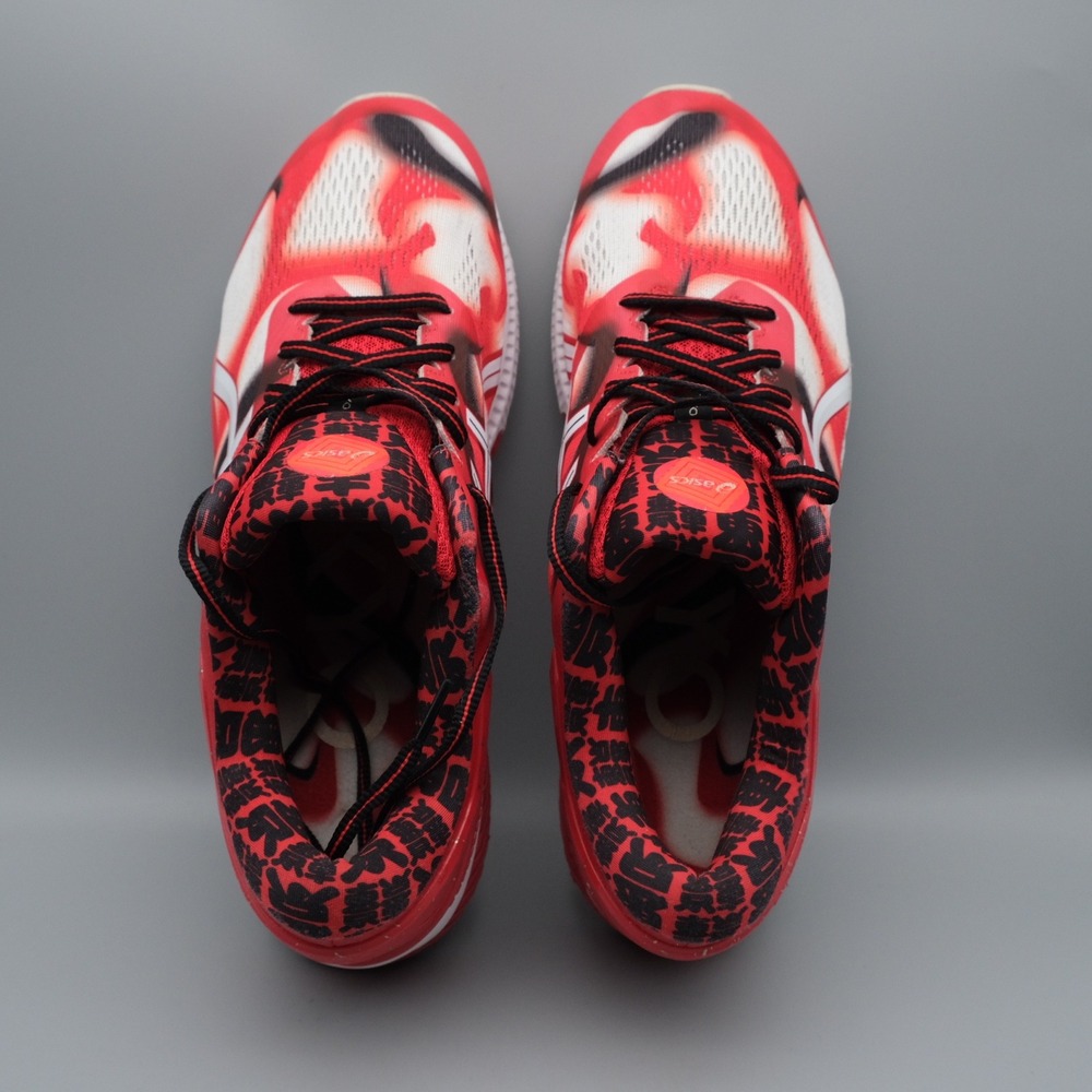 Asics Gel-Kayano 26 Tokyo Mens Red White Graphic Running Shoes 12.5 1011A952 600 - Picture 6 of 11
